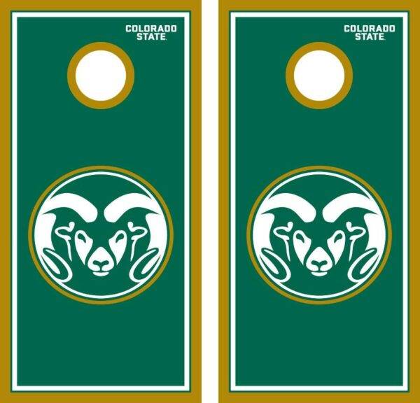 Colorado State University Border Cornhole Boards