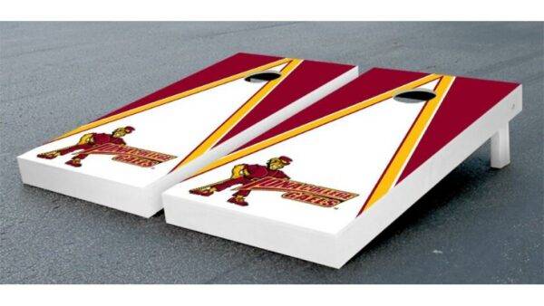Iona College Triangle Cornhole Boards