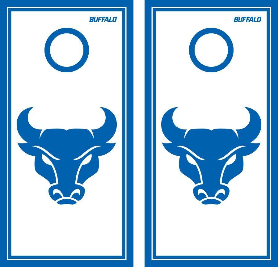 University at Buffalo Border Cornhole Board