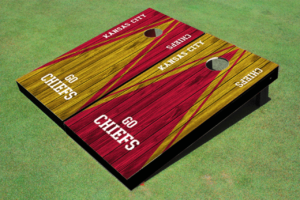 Kansas City Chiefs Cornhole boards