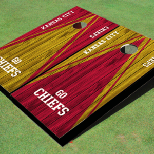 Kansas City Chiefs Cornhole boards