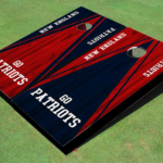 New England Patriots Cornhole Boards