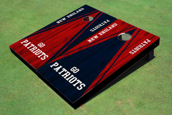 New England Patriots Cornhole Boards