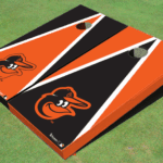 Photo of Baltimore Orioles Alternating Triangle Cornhole Boards