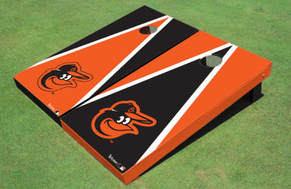 Photo of Baltimore Orioles Alternating Triangle Cornhole Boards
