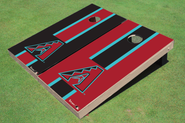 Photo of Arizona Diamondbacks Long Stripe Cornhole board