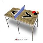 Custom Vanderbilt Commodores ping pong table with VU logo - Made in USA folding portable