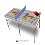 Tennessee Volunteers Ping Pong Table Alternate Color