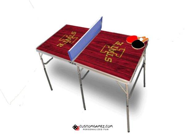Iowa State University Portable Table Tennis Ping Pong