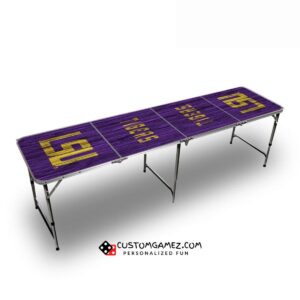 Louisiana State University Beer Pong Table (Purple)