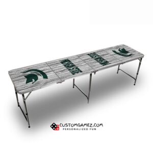 Michigan State University Beer Pong Table (White)