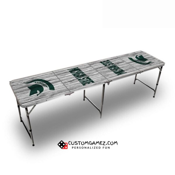 Michigan State University Beer Pong Table (White)