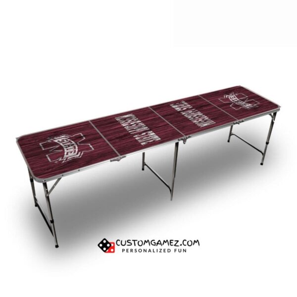 Mississippi State University Beer Pong Table (Maroon)