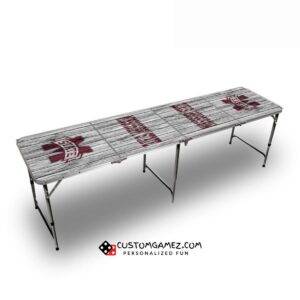 Mississippi State University Beer Pong Table (White)