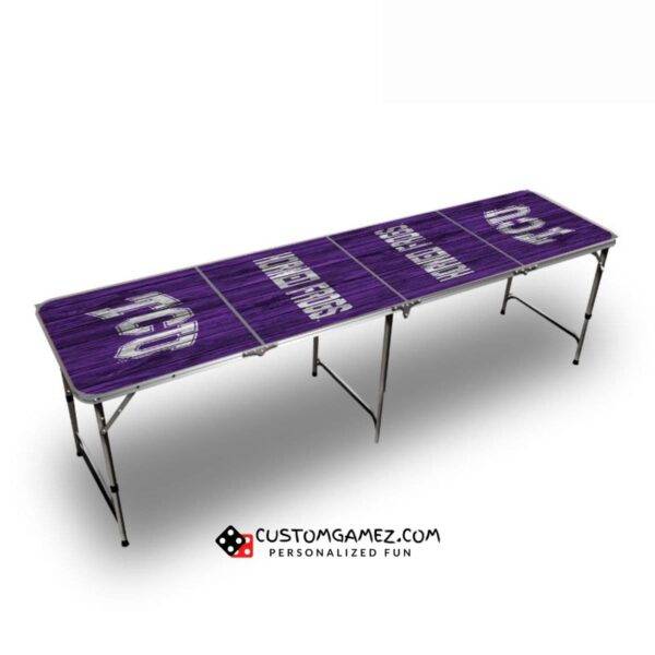 Texas Christian University Beer Pong Table (Purple)