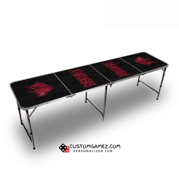 University of Arkansas Beer Pong Table (Black)