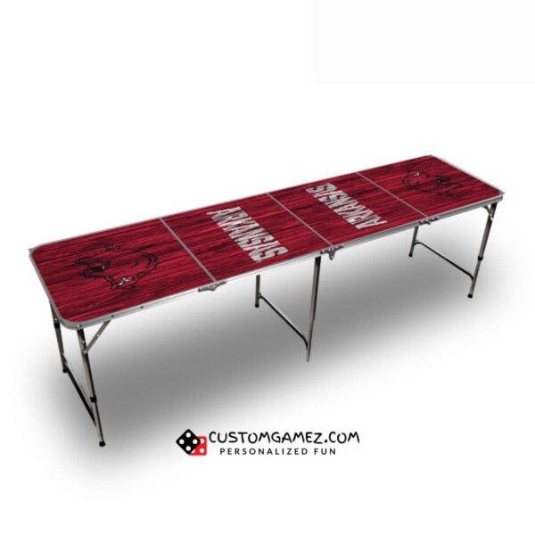 University of Arkansas Beer Pong Table (Maroon)