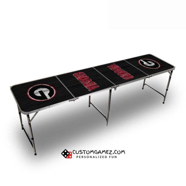 University of Georgia Beer Pong Table (Black)