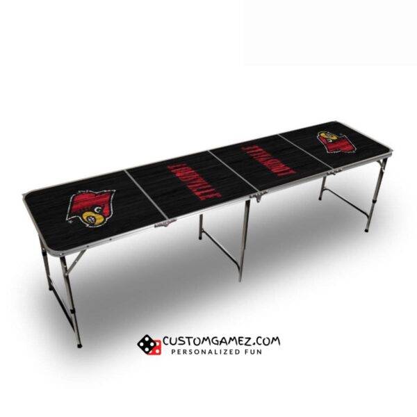 University of Louisville Beer Pong Table (Black)