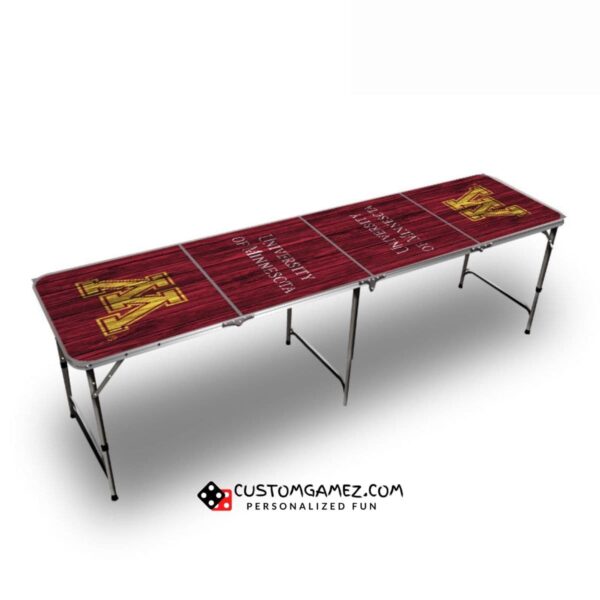 University of Minnesota Beer Pong Table (Maroon)
