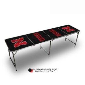 University of Nebraska Beer Pong Table (Black)