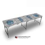 UNC Tar Heels Beer Pong Table (White)