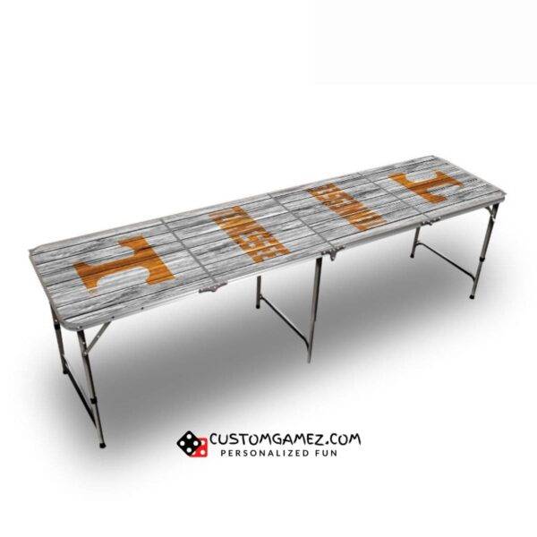 University of Tennessee Beer Pong Table (White)
