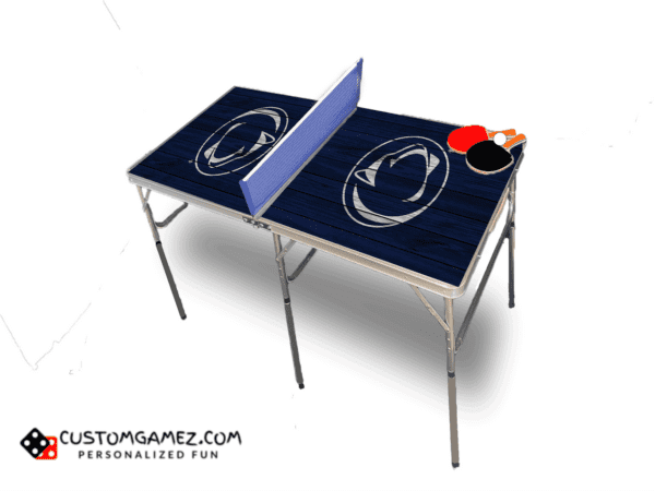 penn state nittany lions portable ping pong table